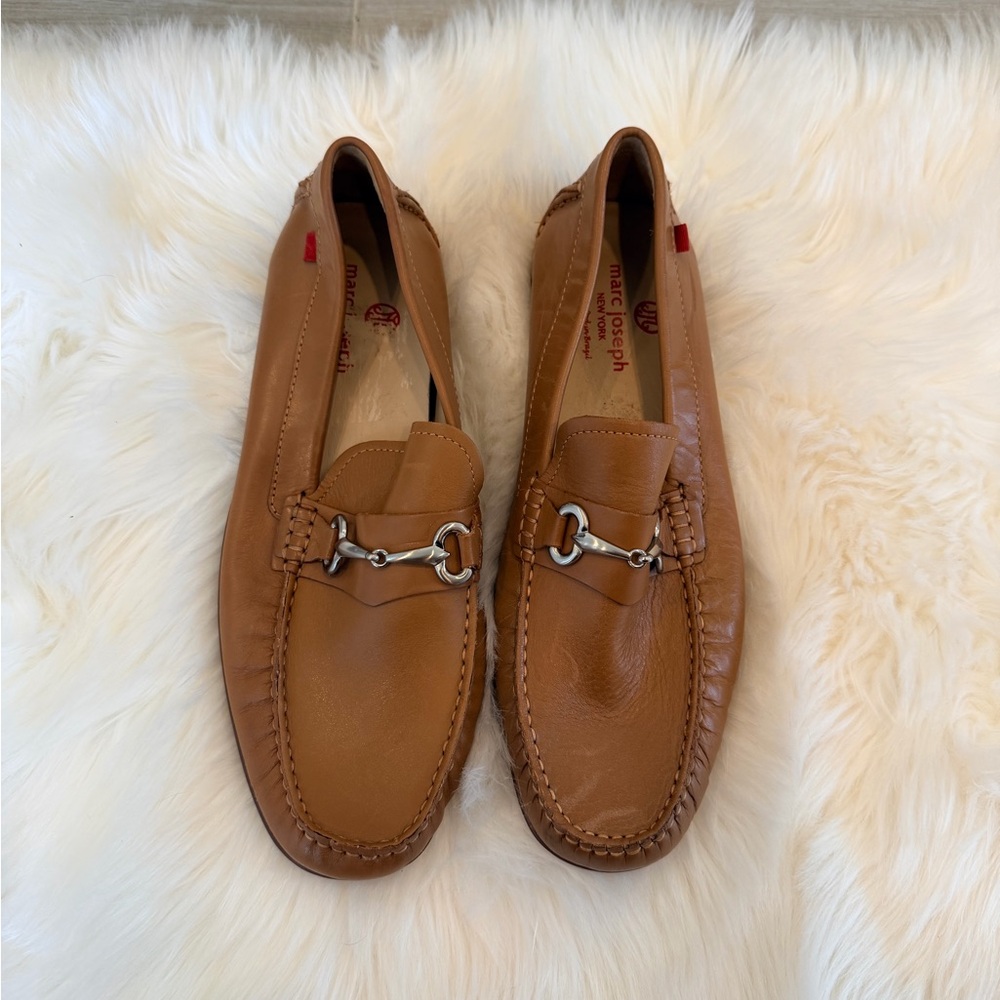Marc Joseph Tan Leather Loafers